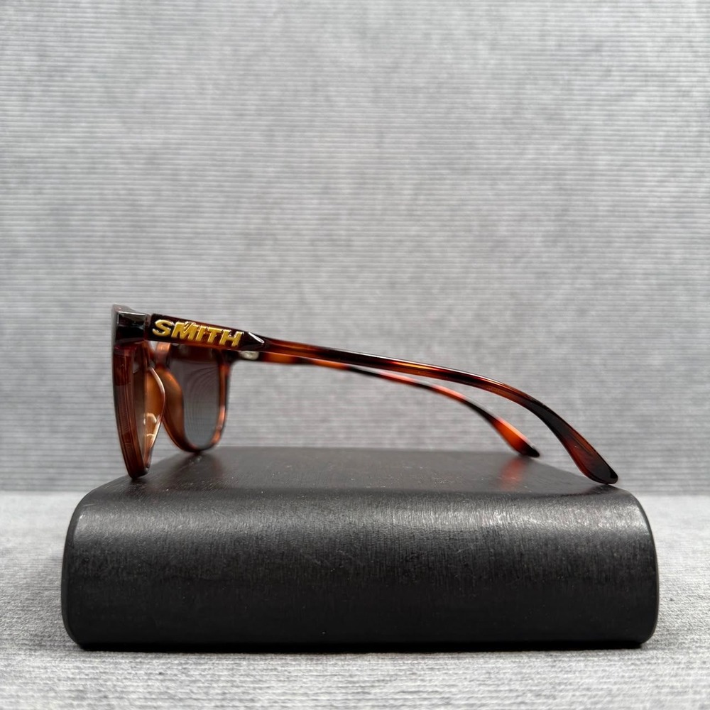 Smith Optics Tortoise Shell Brown Gradient Lens Y2k Sunglasses Round Cat Eye - Picture 3 of 14